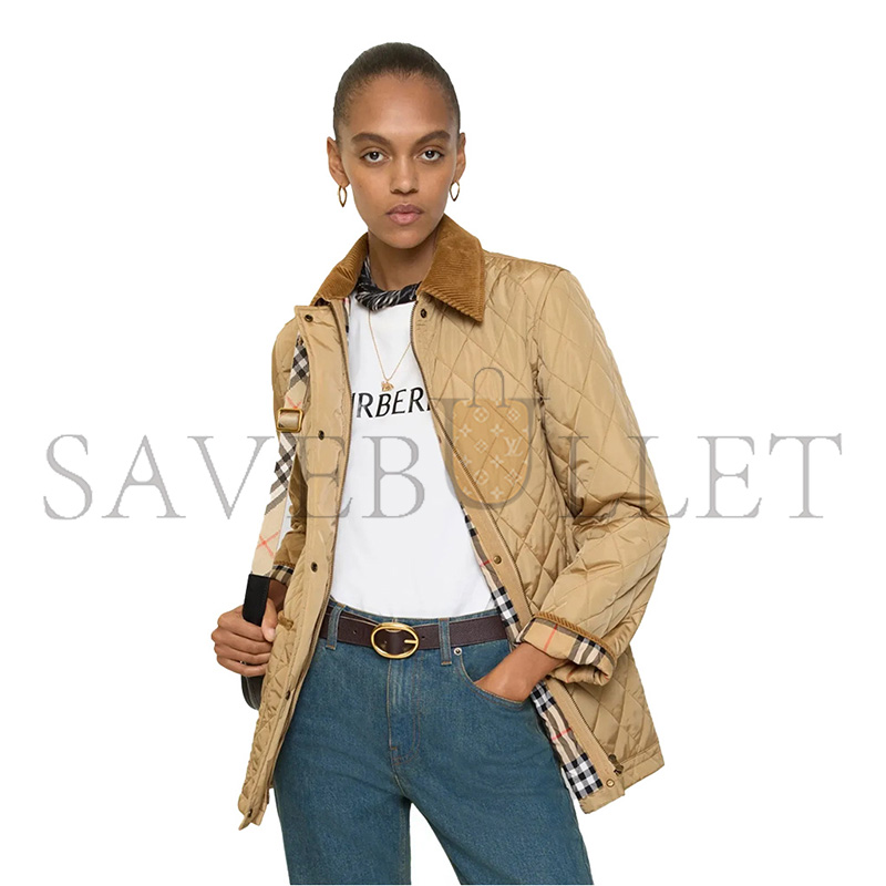 BURBERRY QUILTED NYLON BARN JACKET 81074641